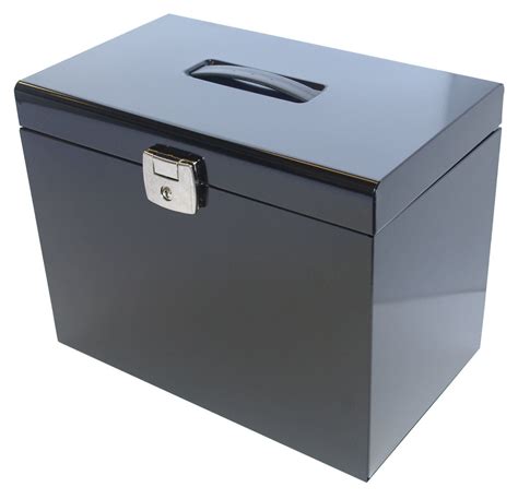 metal document storage boxes|lockable metal document box.